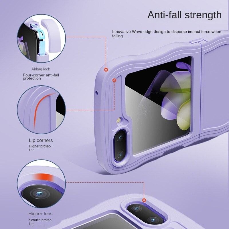 Shockproof Soft Case for Samsung Galaxy Z Flip 5