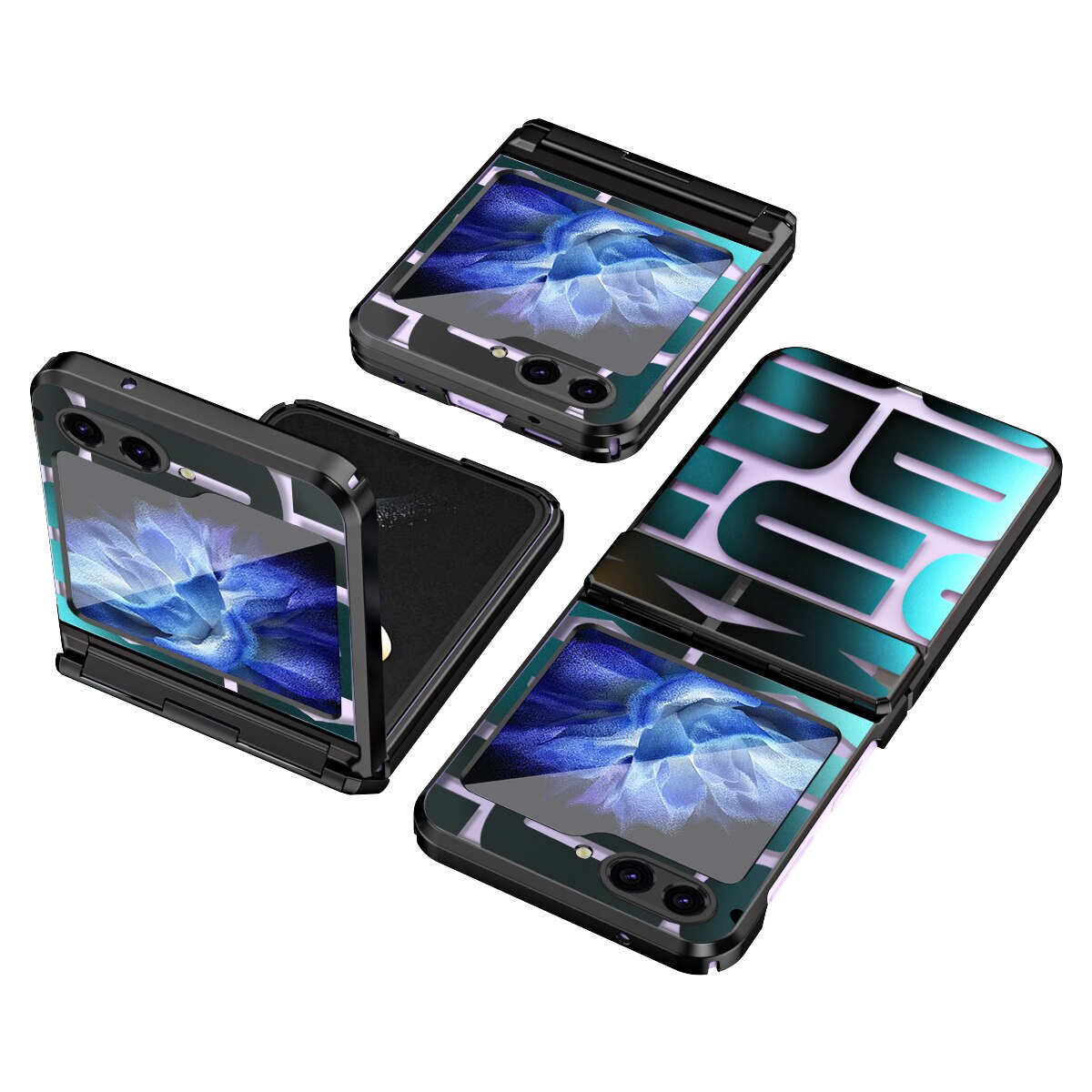 Plating Pattern Case For Samsung Galaxy Z Flip 5