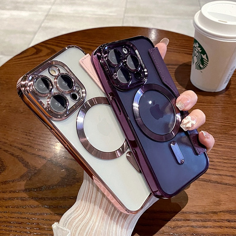 3 in 1 Wallet Magnetic iPhone Case
