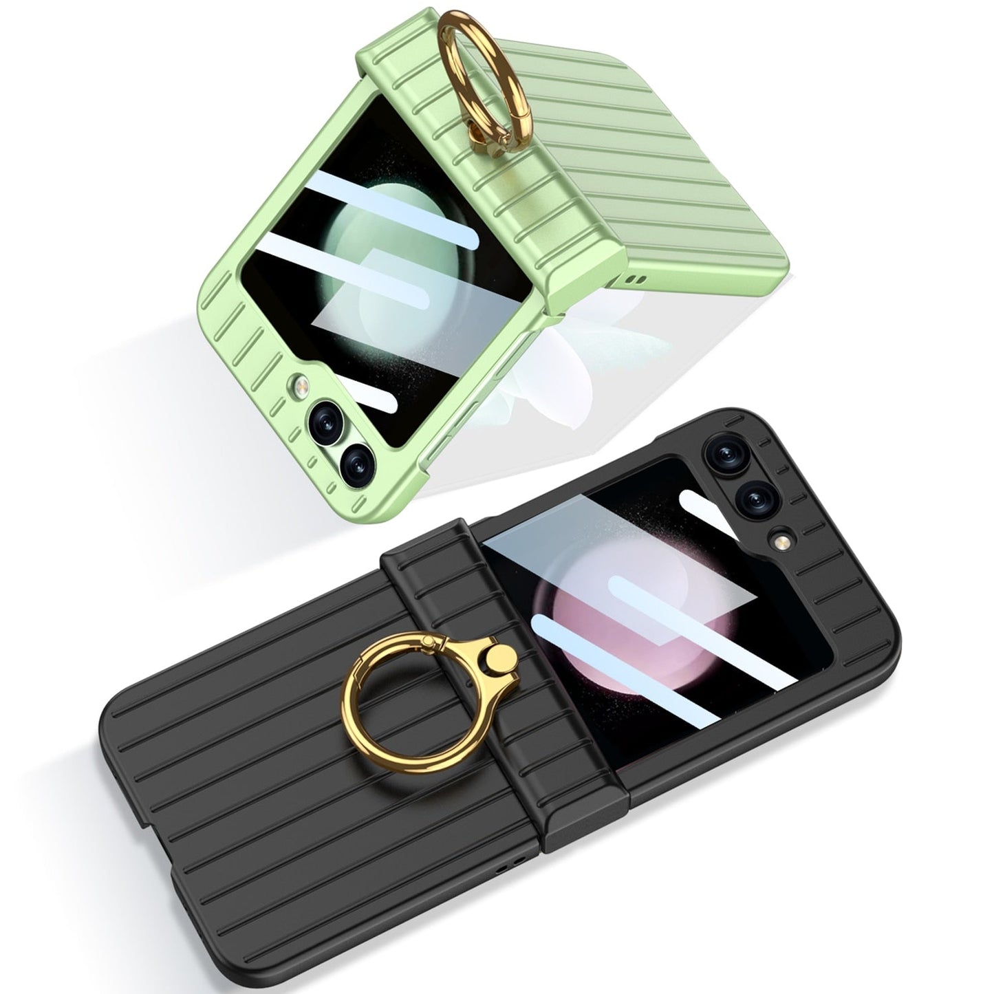Shockproof Case With Ring Bracket For Samsung Galaxy Z Flip 5