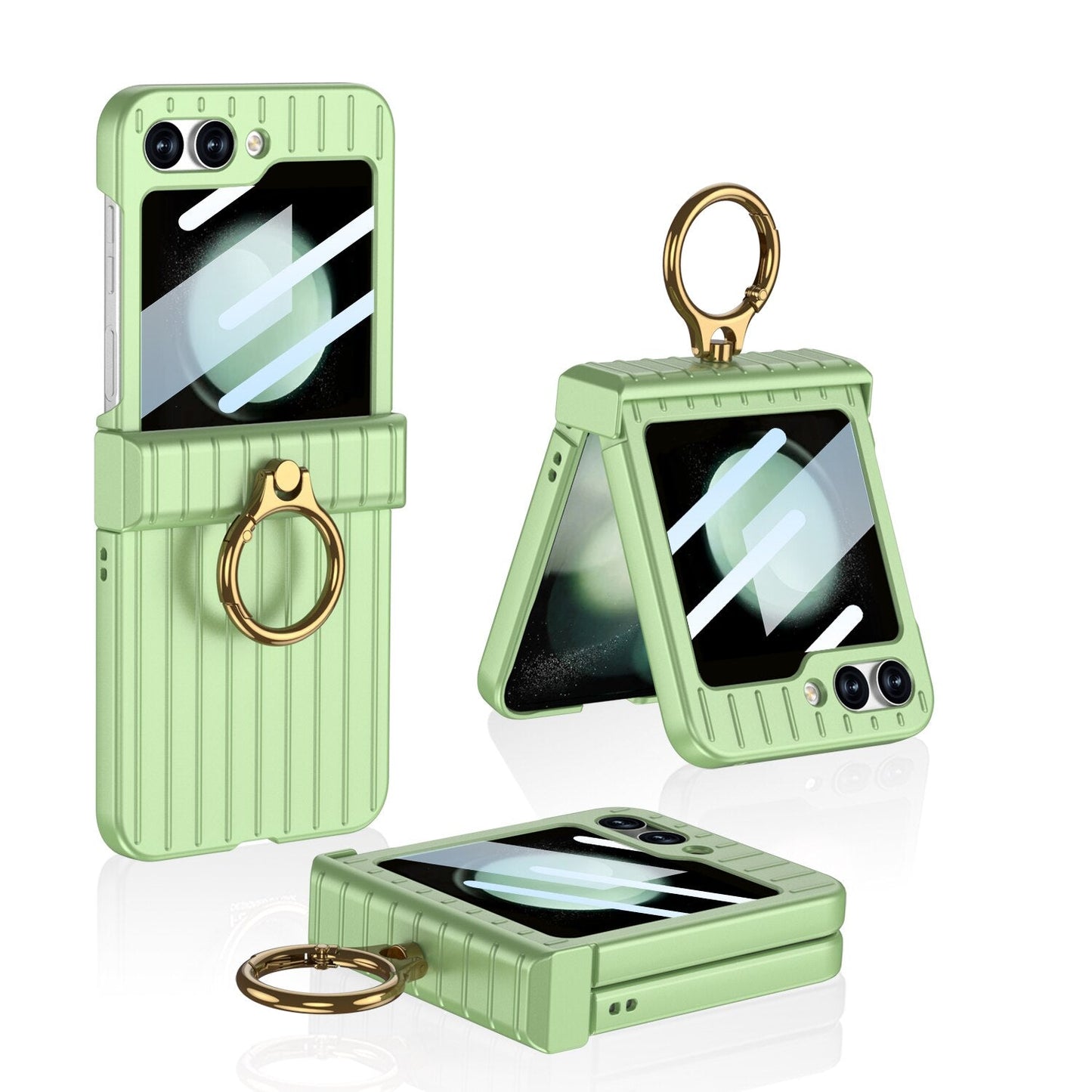 Shockproof Case With Ring Bracket For Samsung Galaxy Z Flip 5