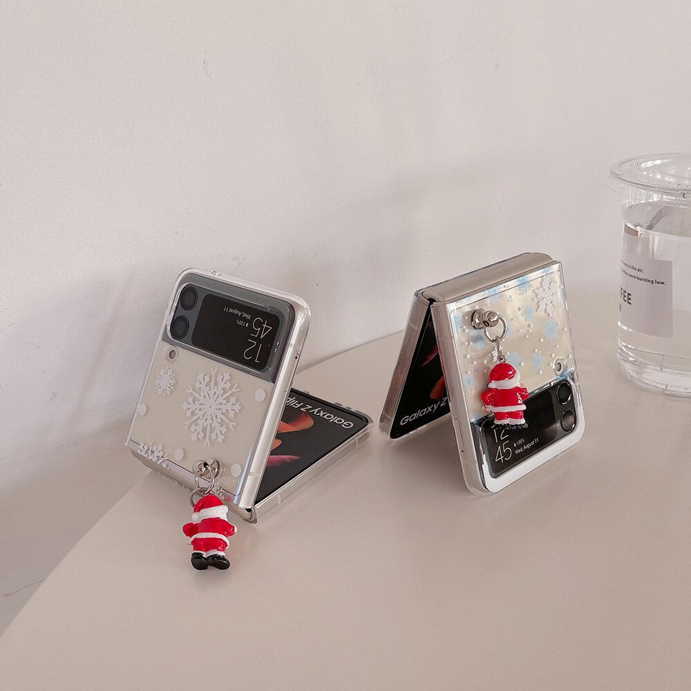 Cute Cartoon Christmas Case for Samsung Galaxy Z Flip 4 & 3
