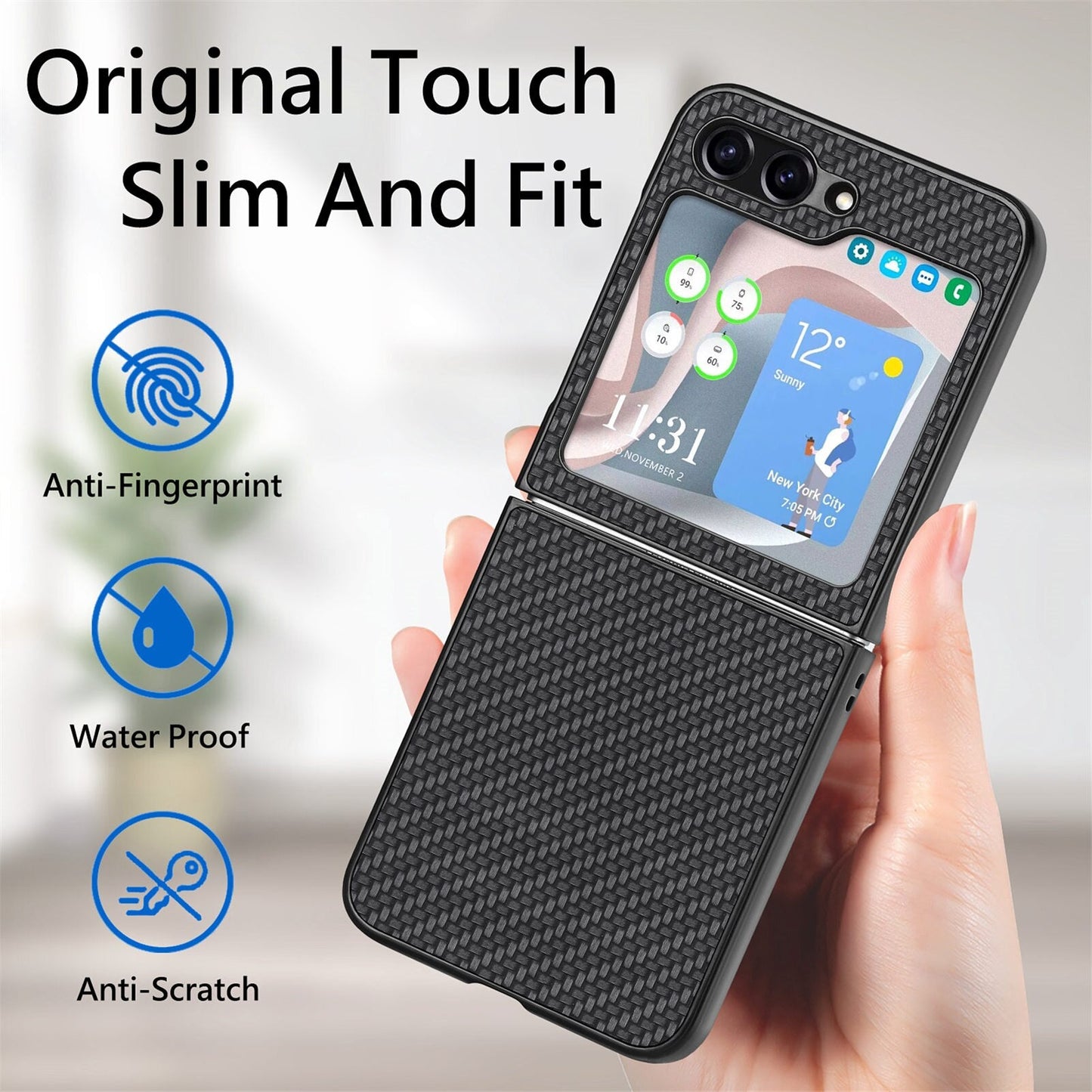 Matte Cover Case for Samsung Galaxy Z Flip 5