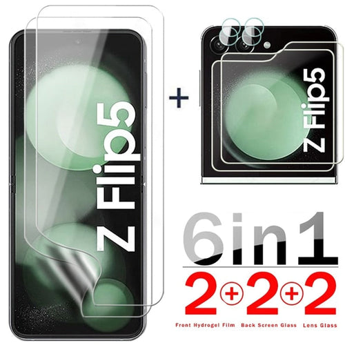 6 in 1 Screen Protector For Samsung Galaxy Z Flip 5