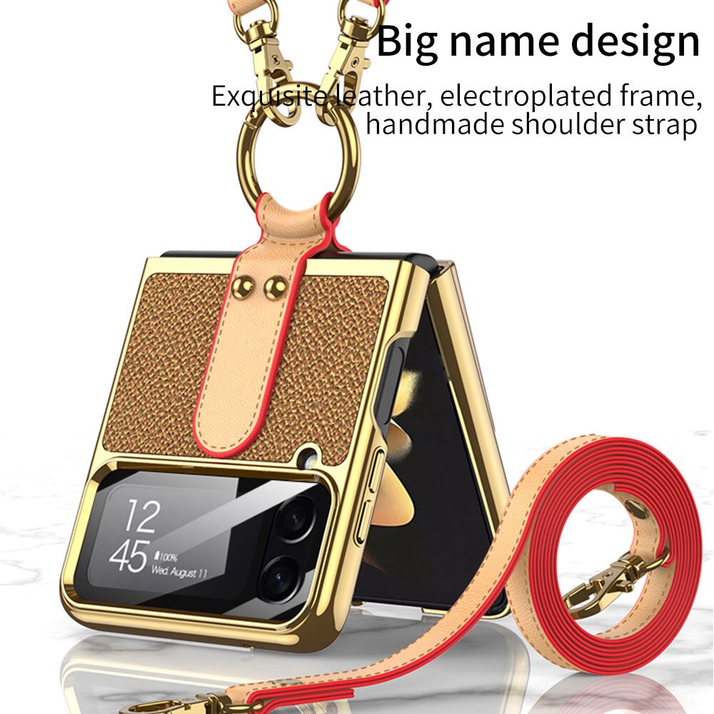 Ring Holder Case For Galaxy Z Flip 4