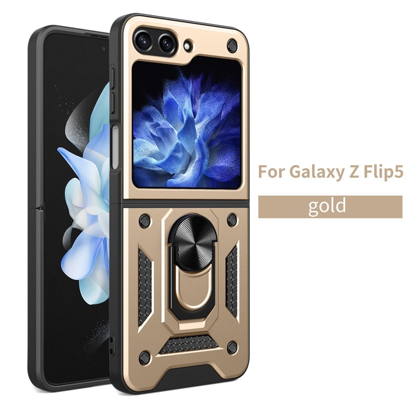 Armor Magnetic Case For Samsung Galaxy z Flip 5