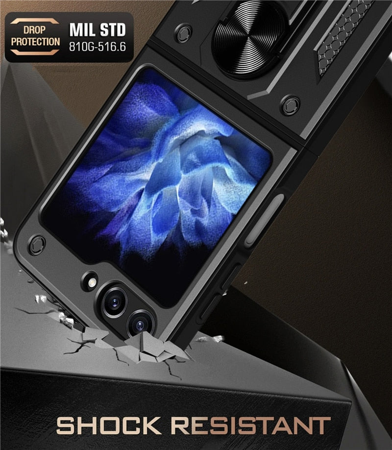 Armor Magnetic Case For Samsung Galaxy z Flip 5