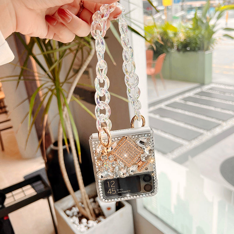 Luxury Diamond Phone Case For Samsung Galaxy Z Flip 3 5G