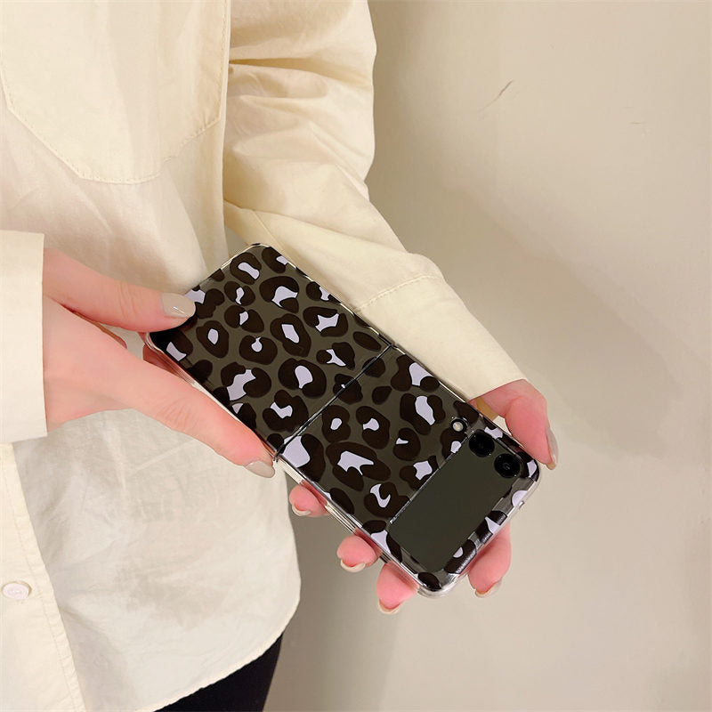 Pink Leopard Luxury Phone Case for Samsung Galaxy Z Flip