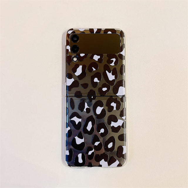 Pink Leopard Luxury Phone Case for Samsung Galaxy Z Flip