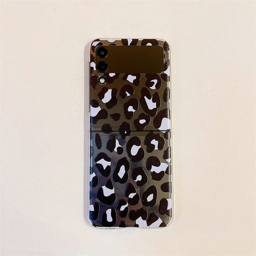 Pink Leopard Luxury Phone Case for Samsung Galaxy Z Flip