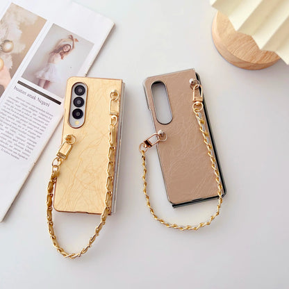 Luxury Electroplated Painted With Bracelet case For Samsung Galaxy Z Fold