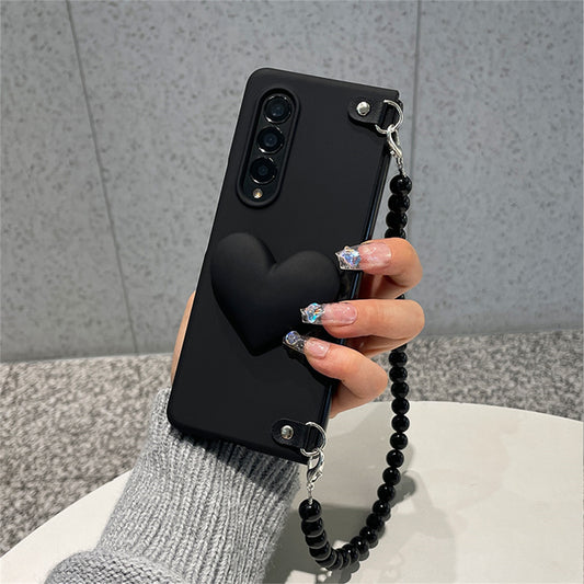 Luxury Korean 3D Love Heart Case for Samsung Galaxy Z Fold