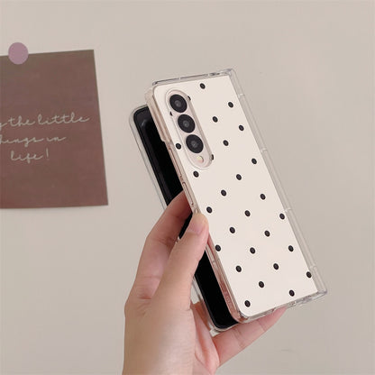 Lovely Dots Pattern Hard Cover Case For Samsung Galaxy Z Fold