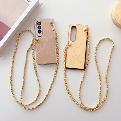 Luxury Electroplated Painted With Bracelet case For Samsung Galaxy Z Fold