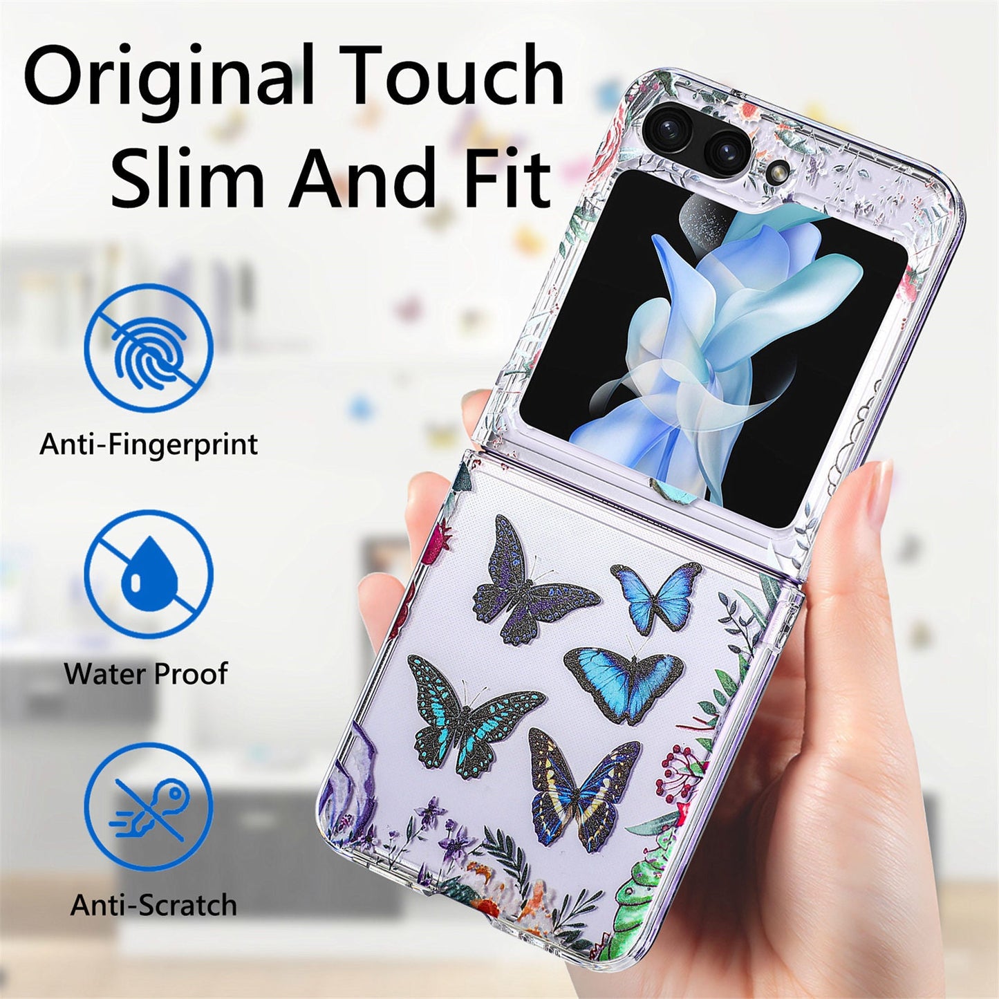 Anti-drop Butterfly Cover for Samsung Galaxy Z Flip 5