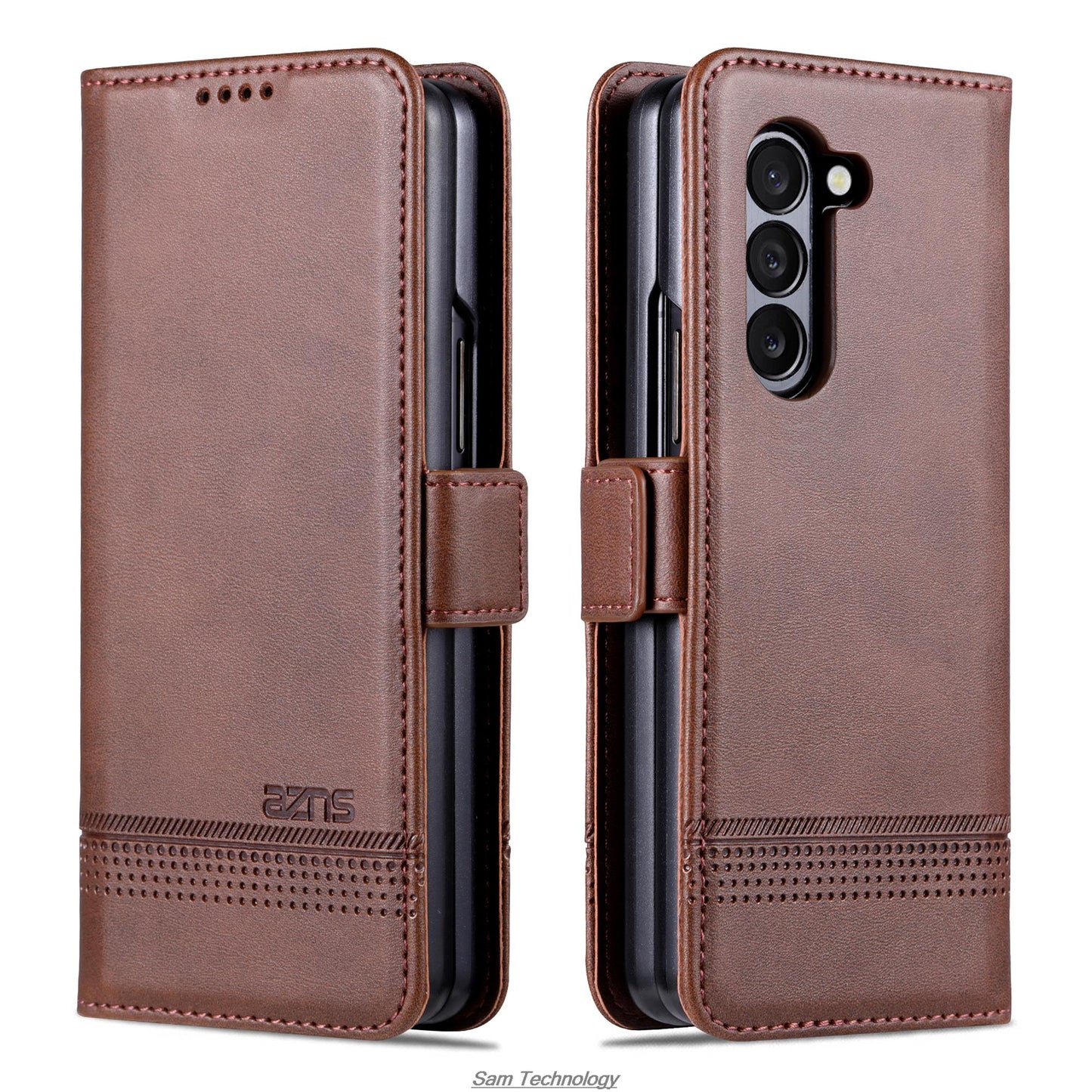 Magnetic Adsorption Leather Fitted Case