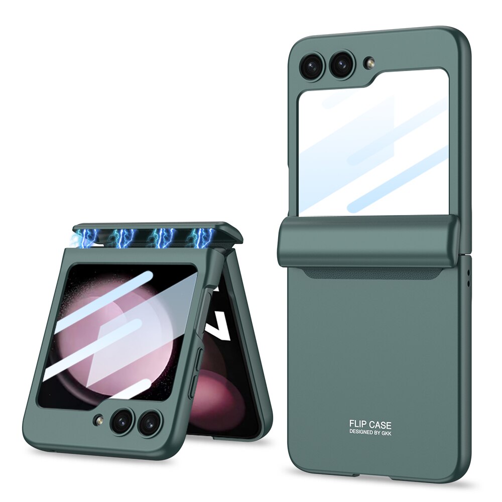 Case Hinge & Screen Protection For Galaxy Z Flip 5