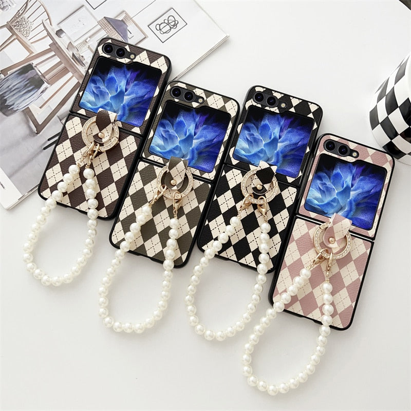 Luxury Ring Case For Samsung Galaxy Z Flip 5