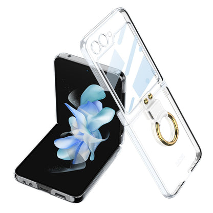 Electroplating Case with Ring Bracket for Samsung Galaxy Z Flip 5