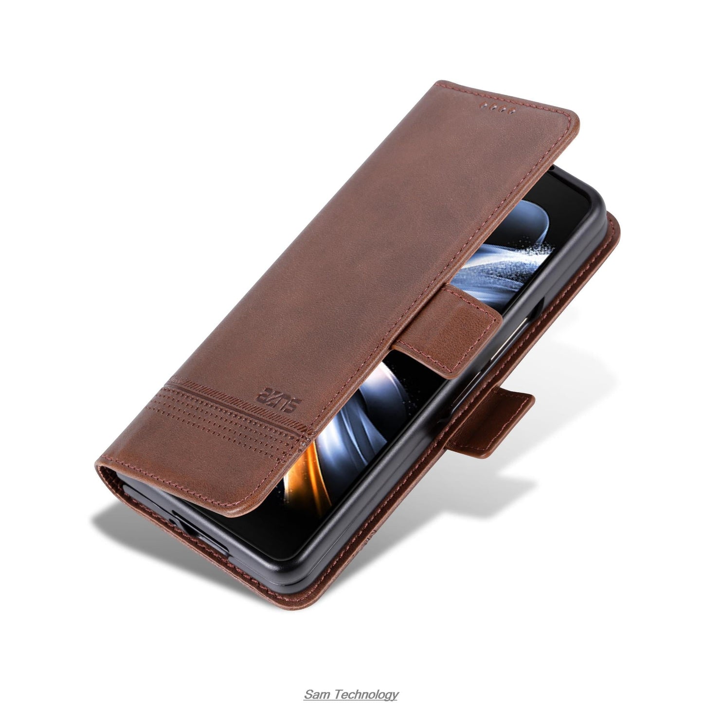 Magnetic Adsorption Leather Fitted Case